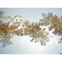 FOIL SNOWFLAKE TINSEL GARLAND